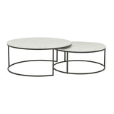 Luxe Marble Nesting Coffee Table Set